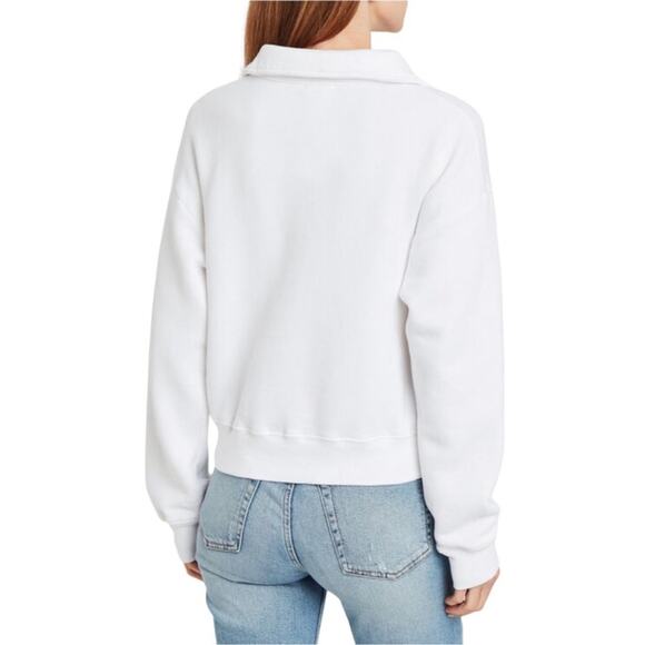 RE/DONE 70s Half-Zip Cotton Sweatshirt Pullover - Picture 4 of 9